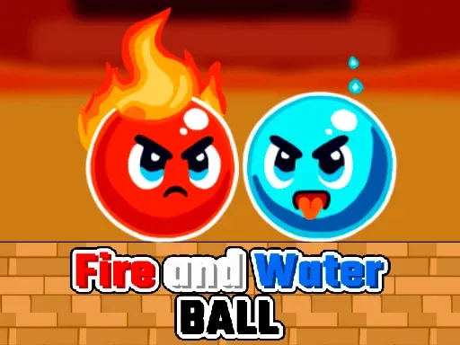 Fire and Water Ball |  Play 2player puzzle game 