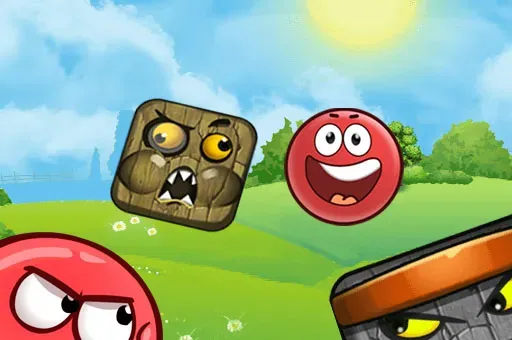 Captura de tela do jogo Red Ball And Green Square Game